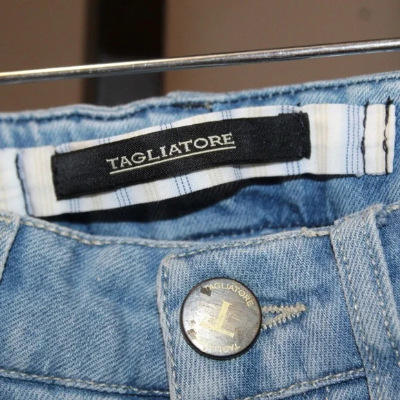 Tagliatore Five Pocket Kids Light Wash Denim.Belt Hoops.Sz. XS/6